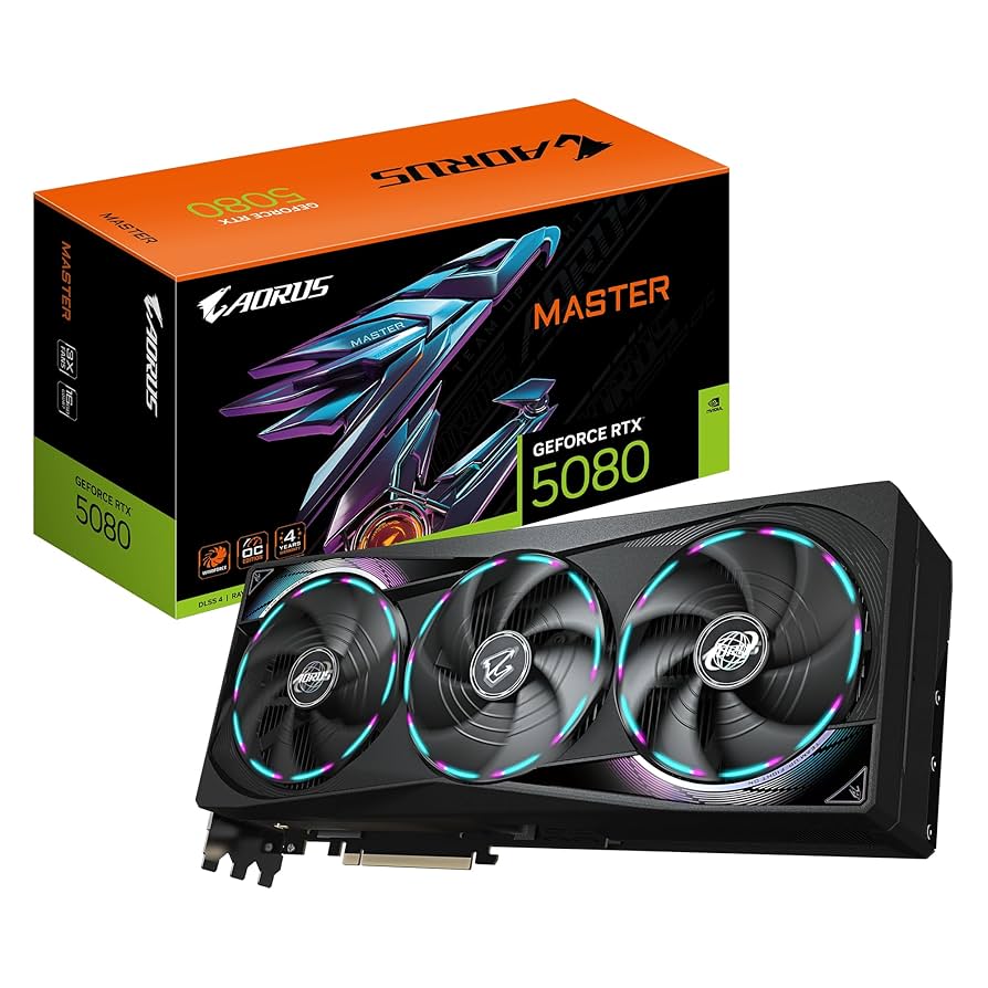 GIGABYTE GeForce RTX 5080 GAMING OC 16G Graphics Card