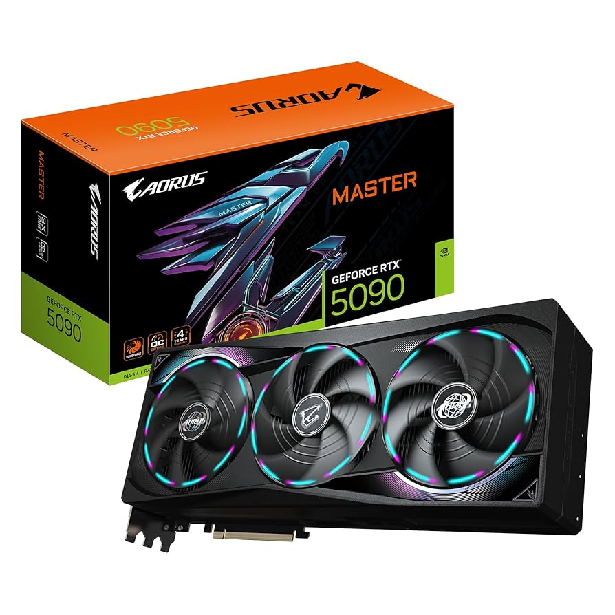 GIGABYTE AORUS  RTX 5090 MASTER 32G Graphics Card