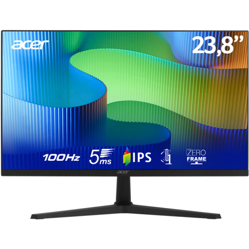 ACER 23.8IN FHD LED MONITOR E241Y --BLACK=Promo