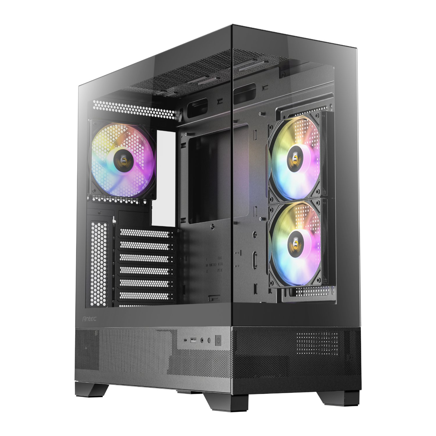 Antec CX700 ARGB ATX | Micro-ATX | ITX ARGB Mid-Tower Gaming Chassis – Black