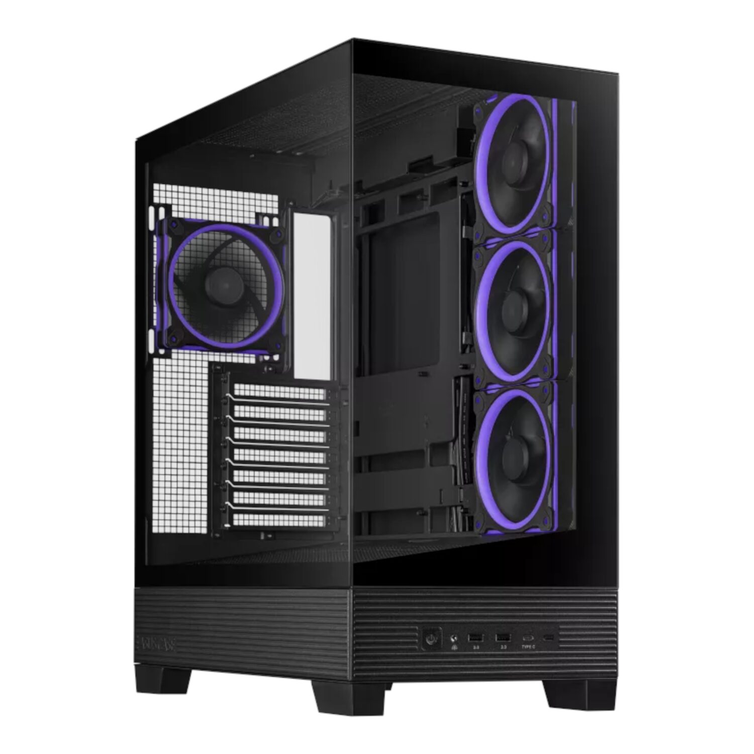 Asus A31 PLUS Mid Tower ATX Chassis – Black