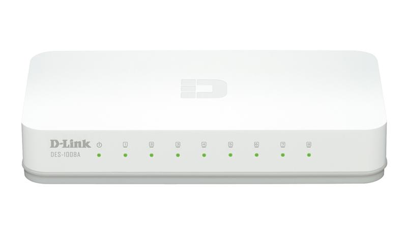 D-link 8 Port Desktop Ethernet Switch DES-1008C