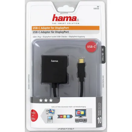 HAMA USB-C-Adapter for DisplayPort