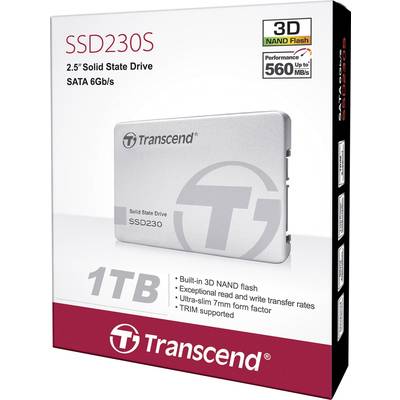 Transcend SATA III 6Gb/s SSD230S 1TB with DRAM