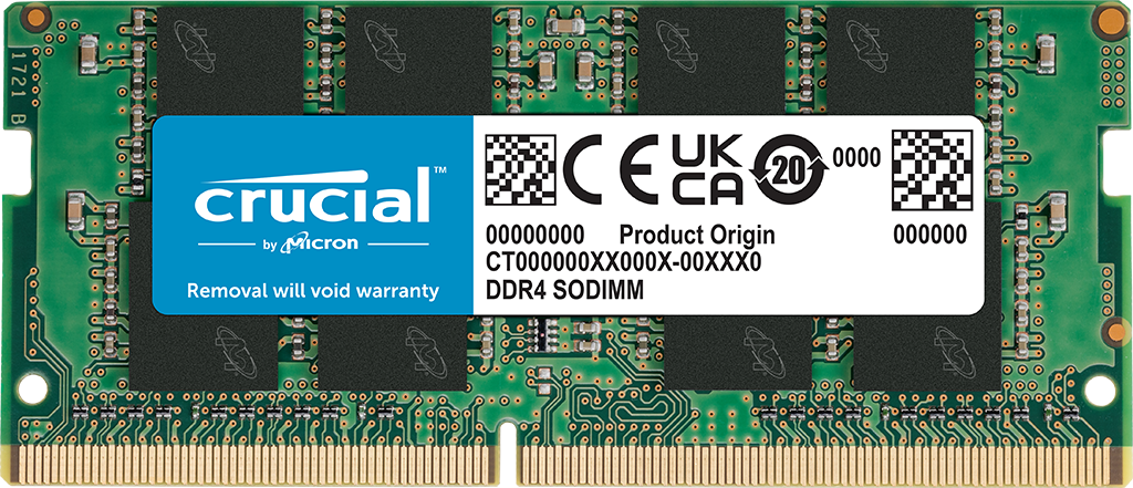 Crucial 16GB DDR4 3200mhz SODIMM (laptop) - Used