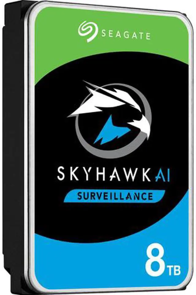 Seagate ST8000VE001 Skyhawk AI 8TB SATA 6Gb/s 256MB Cache 3.5 Inch Internal Hard Drive