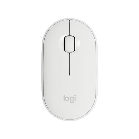 Logitech Pebble mouse M350 White-Dual connectivity (BT+Wireless)
