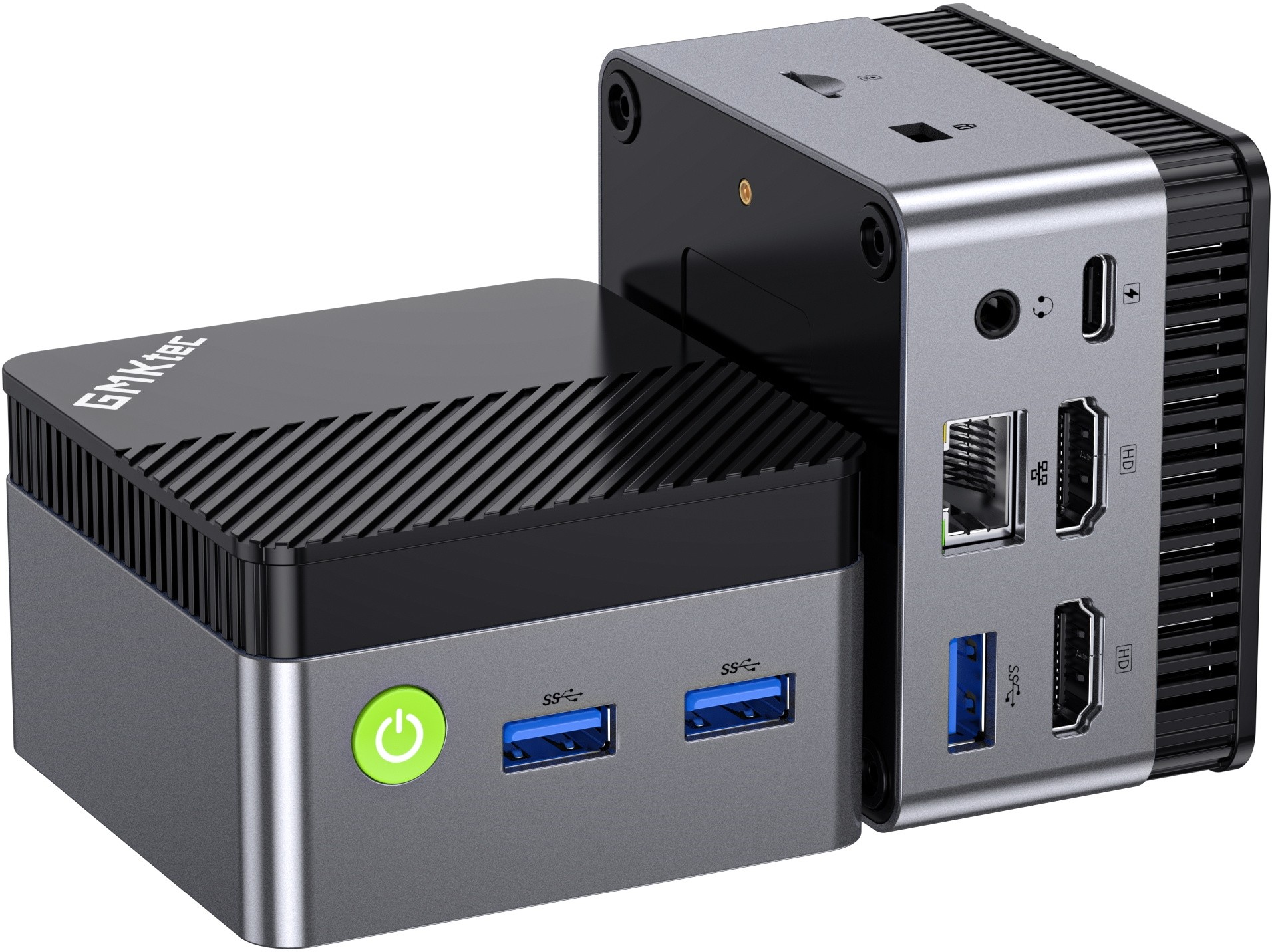 GMKtec NUC Box GS5,Intel Celeron N5095,8GB LPDDR4 onboard RAM ,256GB NVME, Win 11 Pro